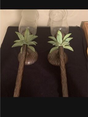 Wall Sconce Palm Tree Theme